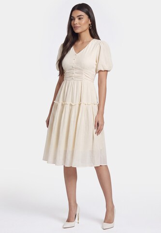 faina - Vestido em bege