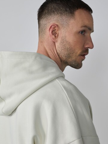 Sweat-shirt 'Dean' DAN FOX APPAREL en blanc