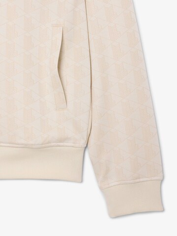 LACOSTE Sweatjacke in Beige
