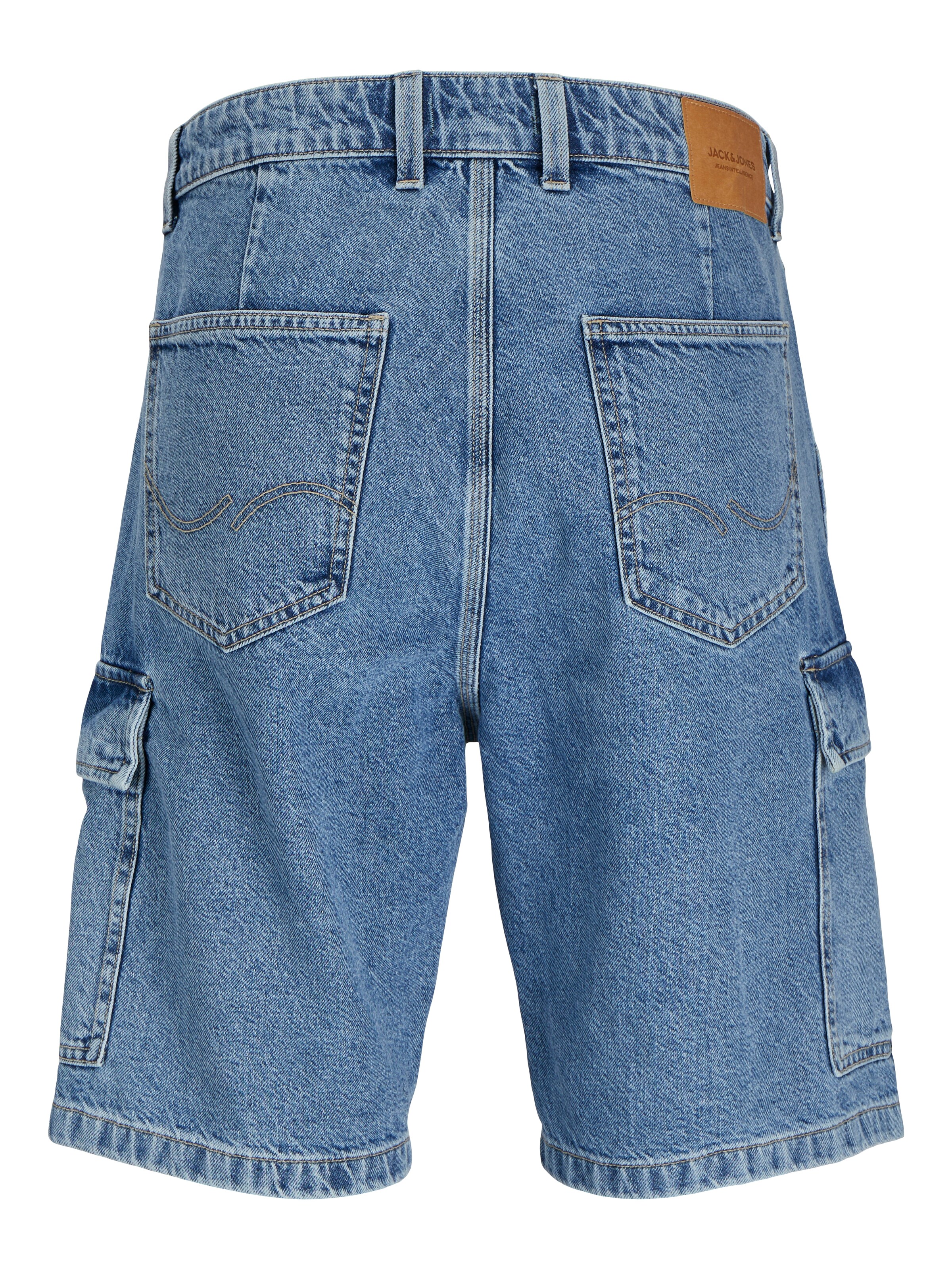 JACK & JONES - Ropa ancha Pantalón vaquero cargo en azul