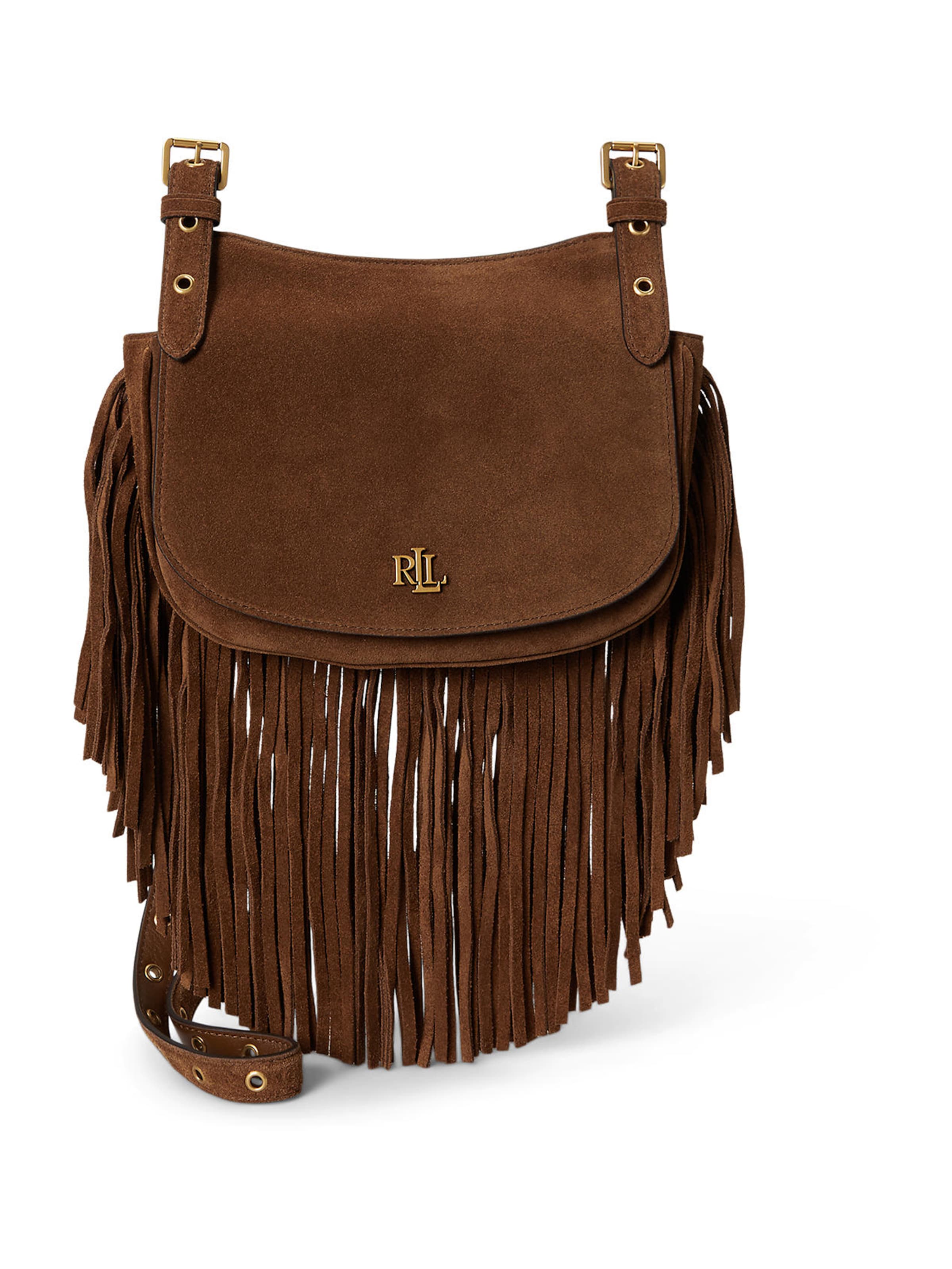 Lauren Ralph Lauren - Bolso de hombro 'MARCY' en marrón: frente