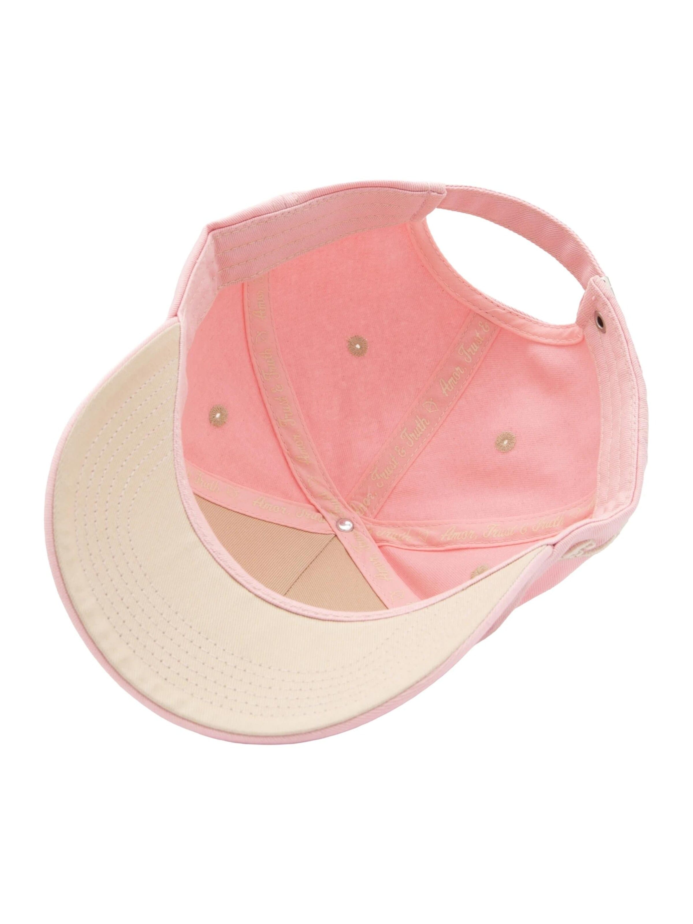 Amor, Trust & Truth Cap 'Follow Your Heart' in Pink
