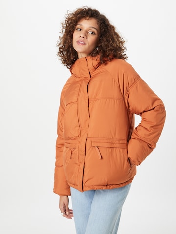 SELECTED FEMME Winter jacket 'DANA' in Brown: front