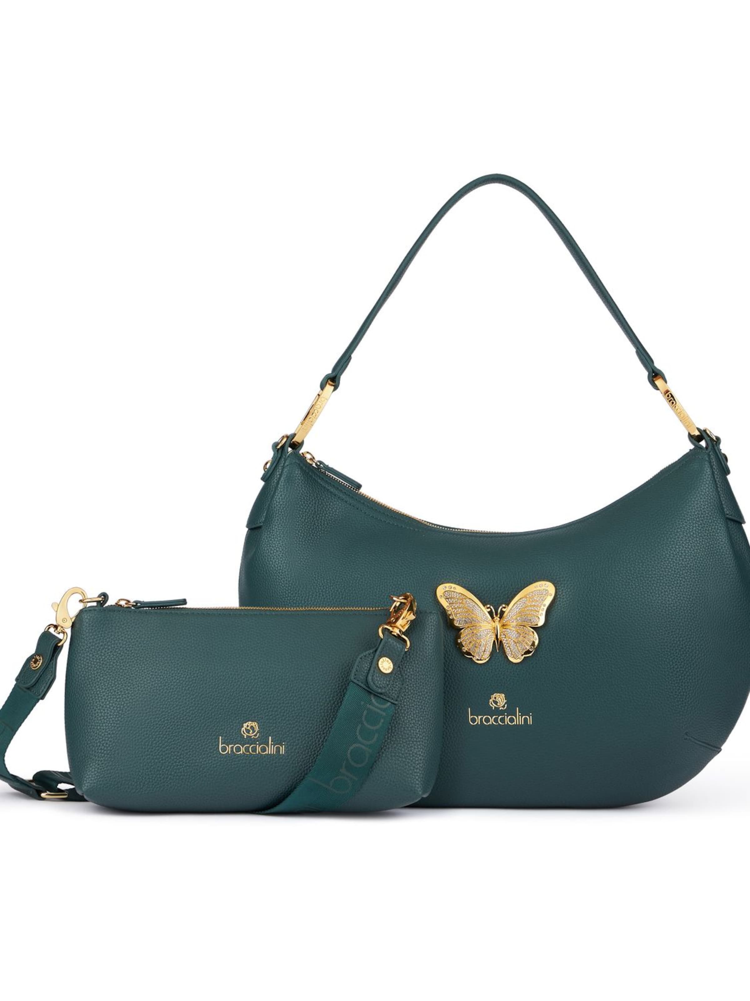 Braccialini Handtasche 'Beth Jewels'‌‌‌‌‌‌ in Grün: Vorderseite