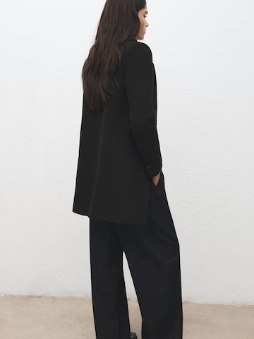 MANGO Between-seasons coat 'DALI' in Black