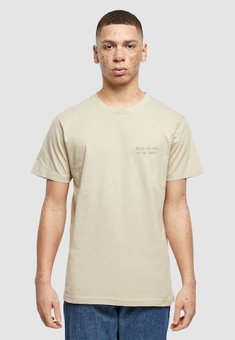Mister Tee Shirt 'Never Too Late To The Party' in White