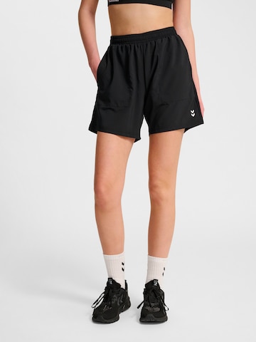 Regular Pantalon de sport 'Pulse' Hummel en noir