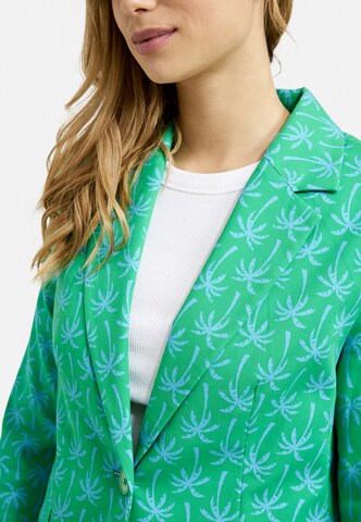 Milano Italy Blazer mit All Over Print in Grün
