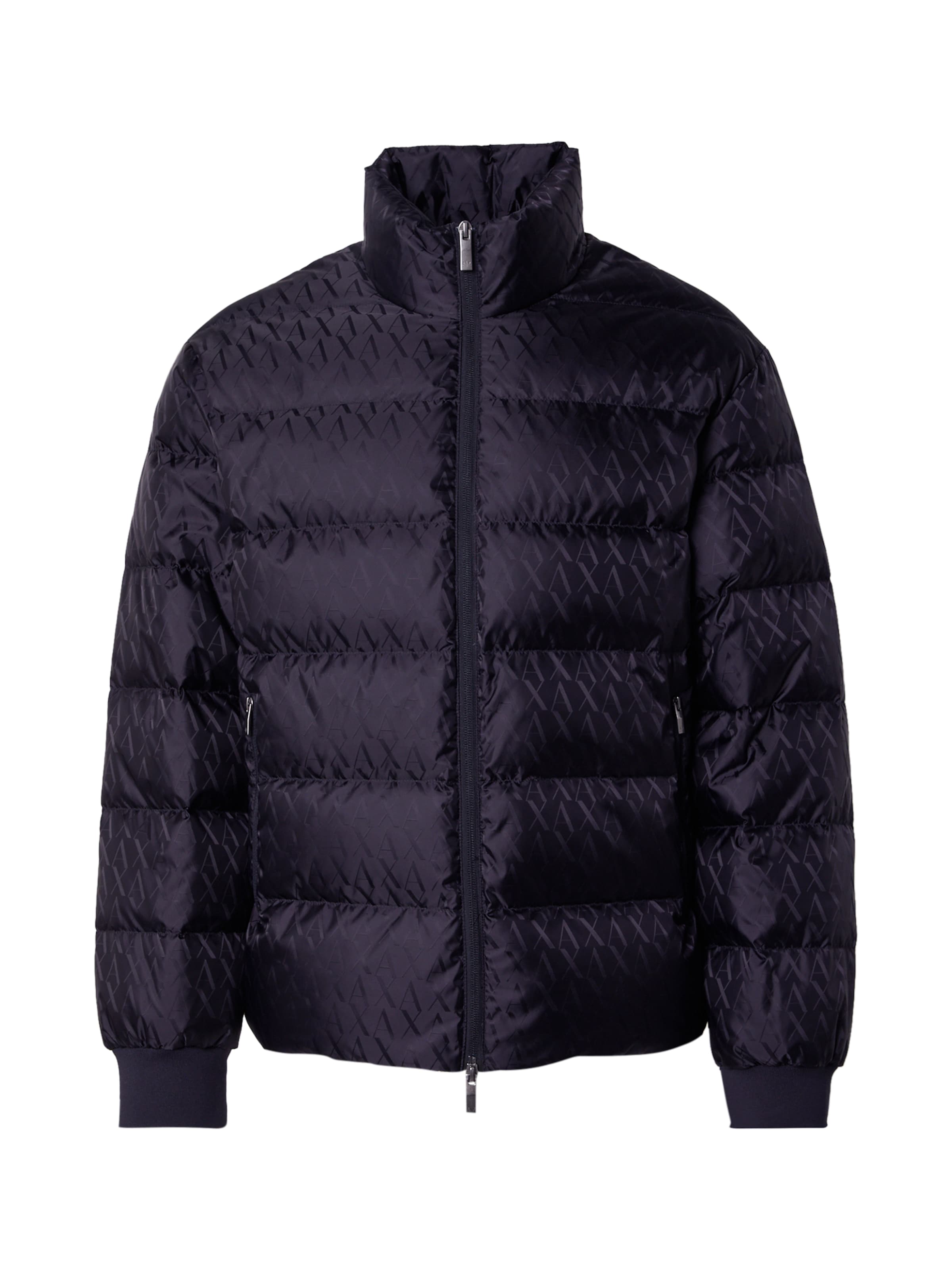 ARMANI EXCHANGE Přechodná bunda – modrá: přední strana