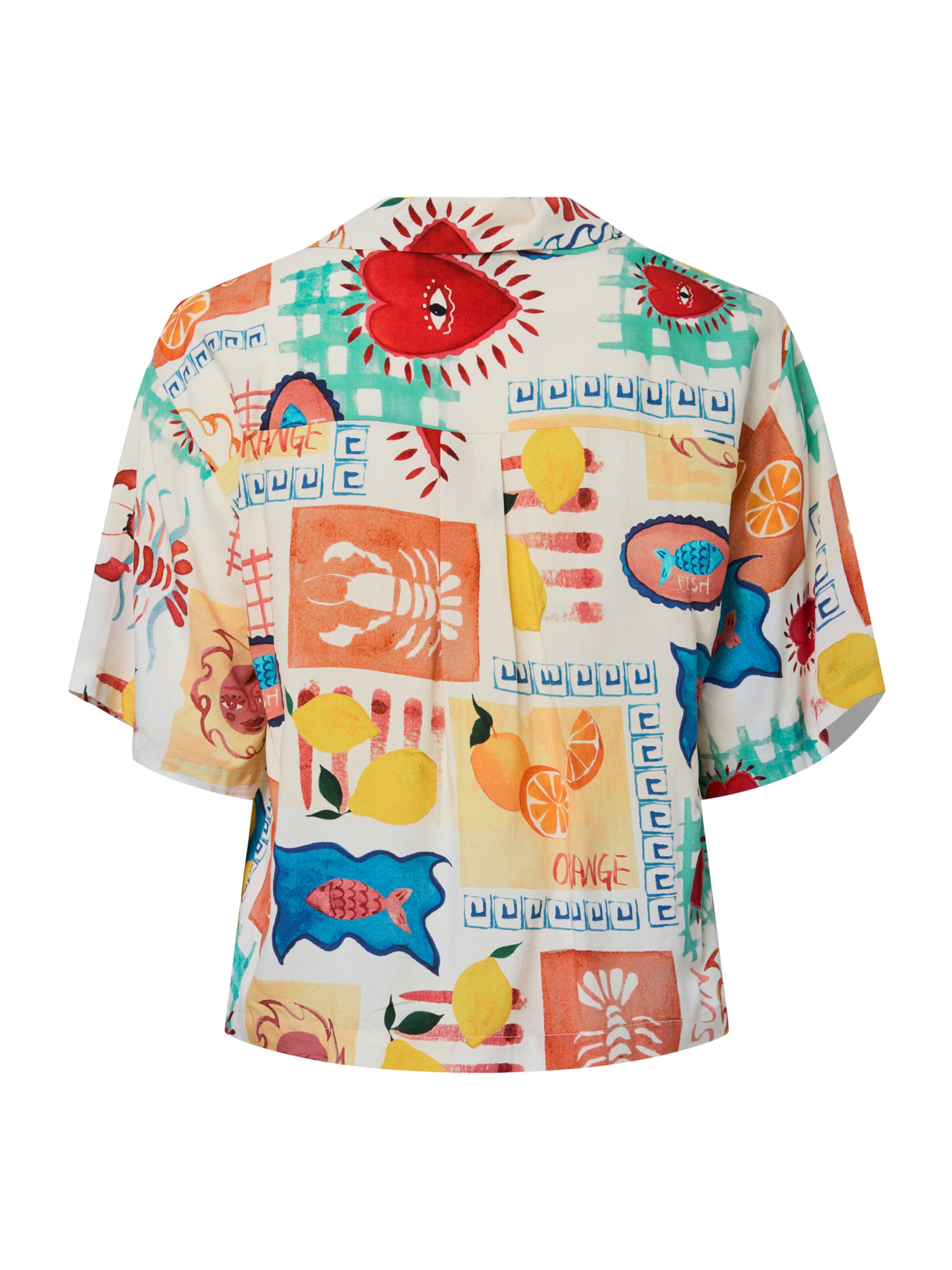 Chemisier 'PCKLARISA' PIECES Curve en blanc