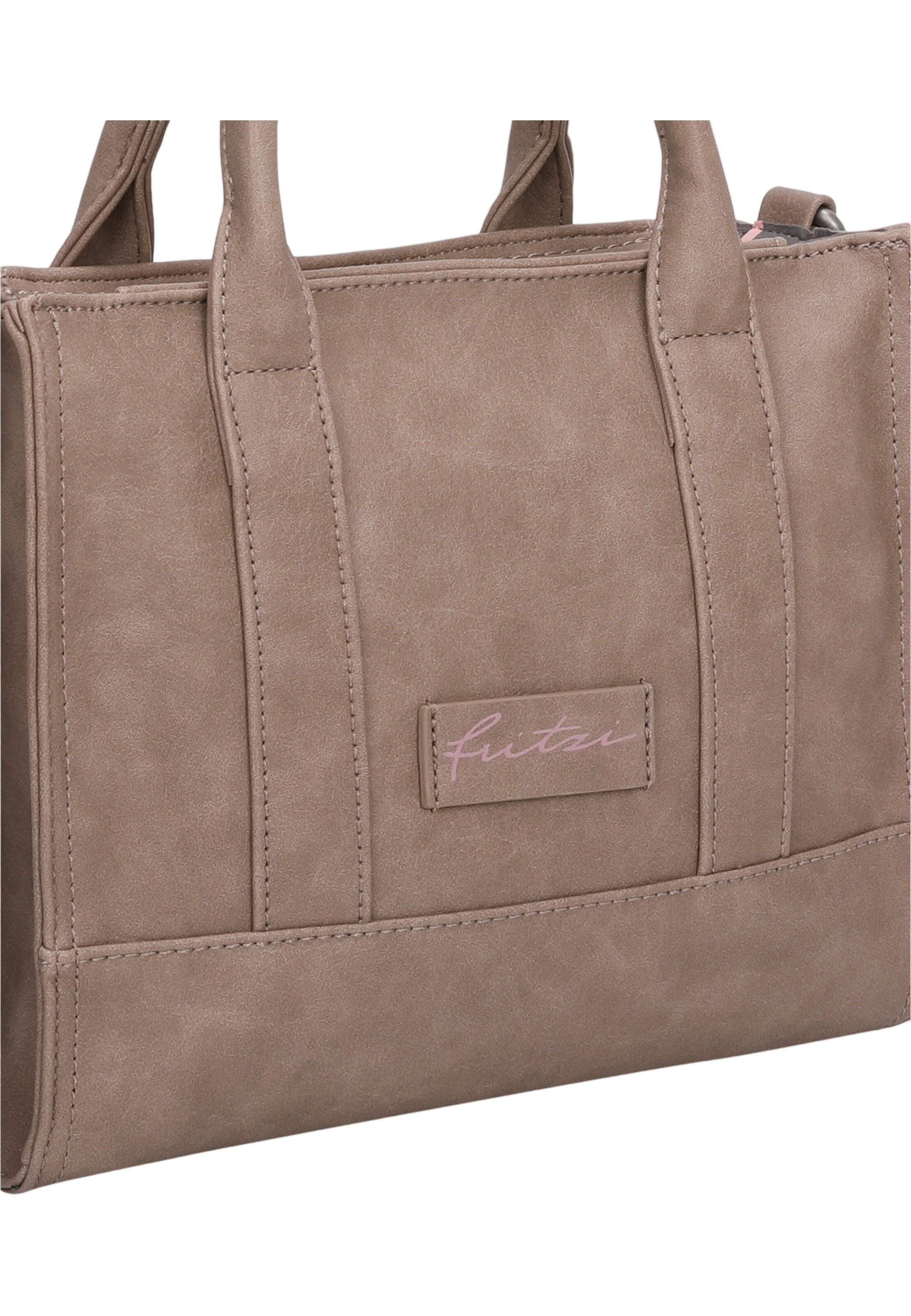 Fritzi aus Preußen Handbag 'Eco Square' in Brown