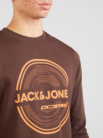JACK & JONES Sweatshirt 'PILOU' in Brown
