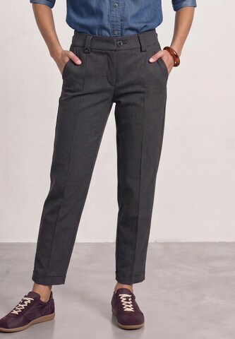 STREET ONE - regular Pantalón de pinzas en gris: frente