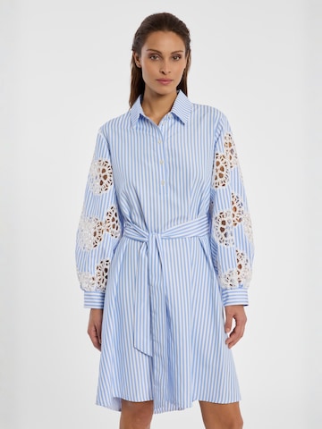 Ana Alcazar Kleid 'Dazli' in Blau: Vorderseite