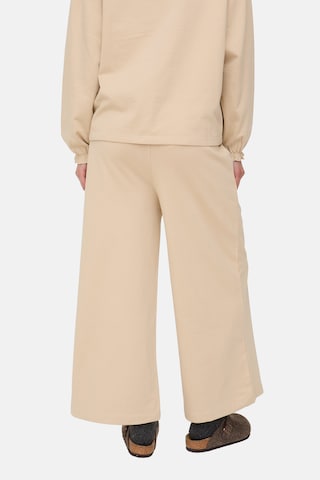 Turtledove London Wide Leg Hose in Beige