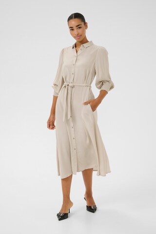 Kaffe Blousejurk 'Emine' in Beige