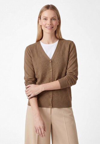 Cardigan usha WHITE LABEL en marron : devant