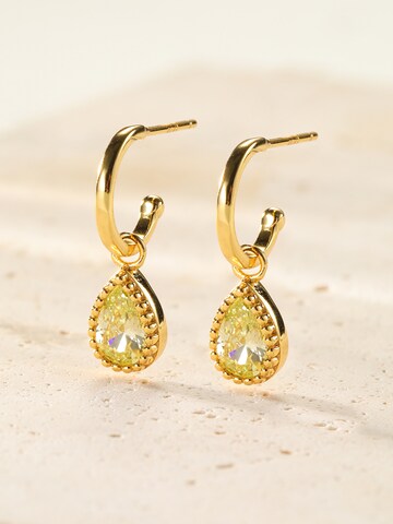 Hey Happiness - Pendientes 'August Birthstone' en oro