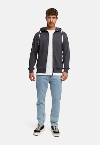 INDICODE JEANS Sweatvest 'Christos' in Grijs