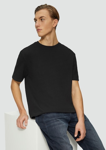QS T-Shirt in Schwarz