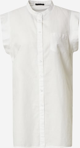 Bluză de la Sisley pe alb: față