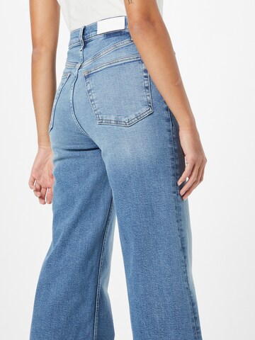 RE/DONE Wide leg Jeans i blå