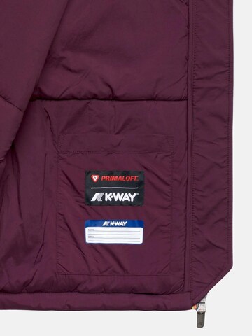 K-Way Winterjas 'K-WAY MANDIE WOOL NYLON WARM GIUBBINO' in Rood
