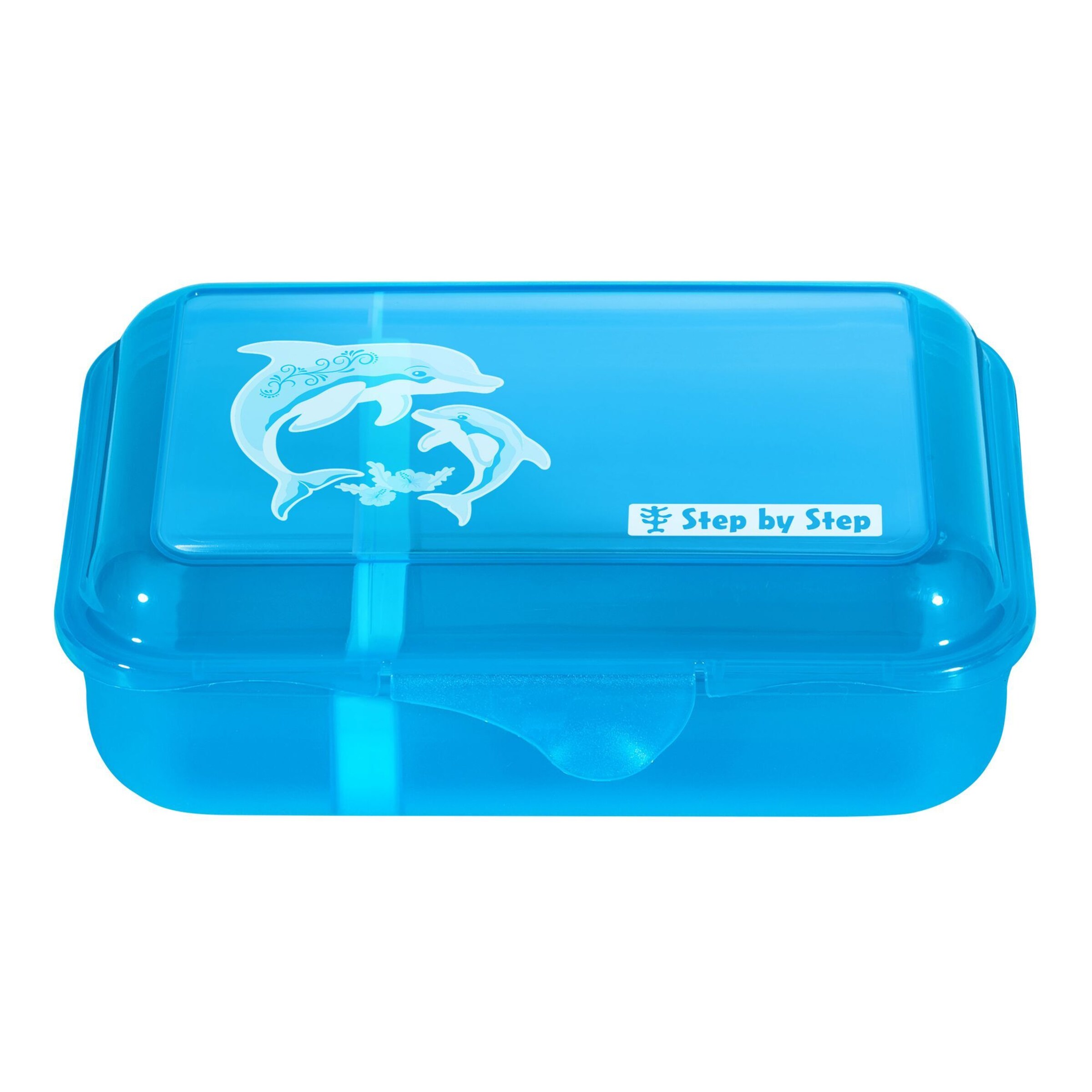 Set di stoviglie di STEP BY STEP in blu: frontale