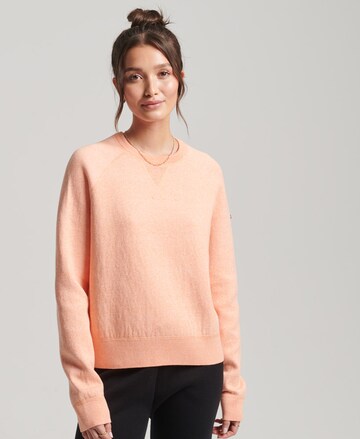 Superdry Sweater in Orange: front