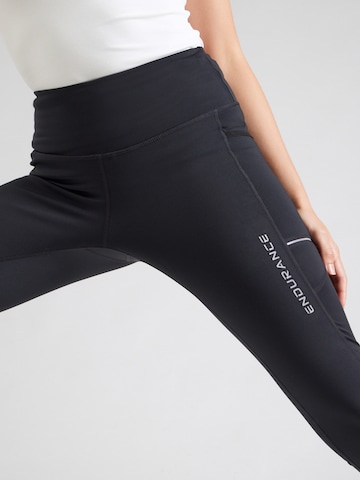 ENDURANCE Skinny Fit Спортен панталон 'Energy V2' в черно