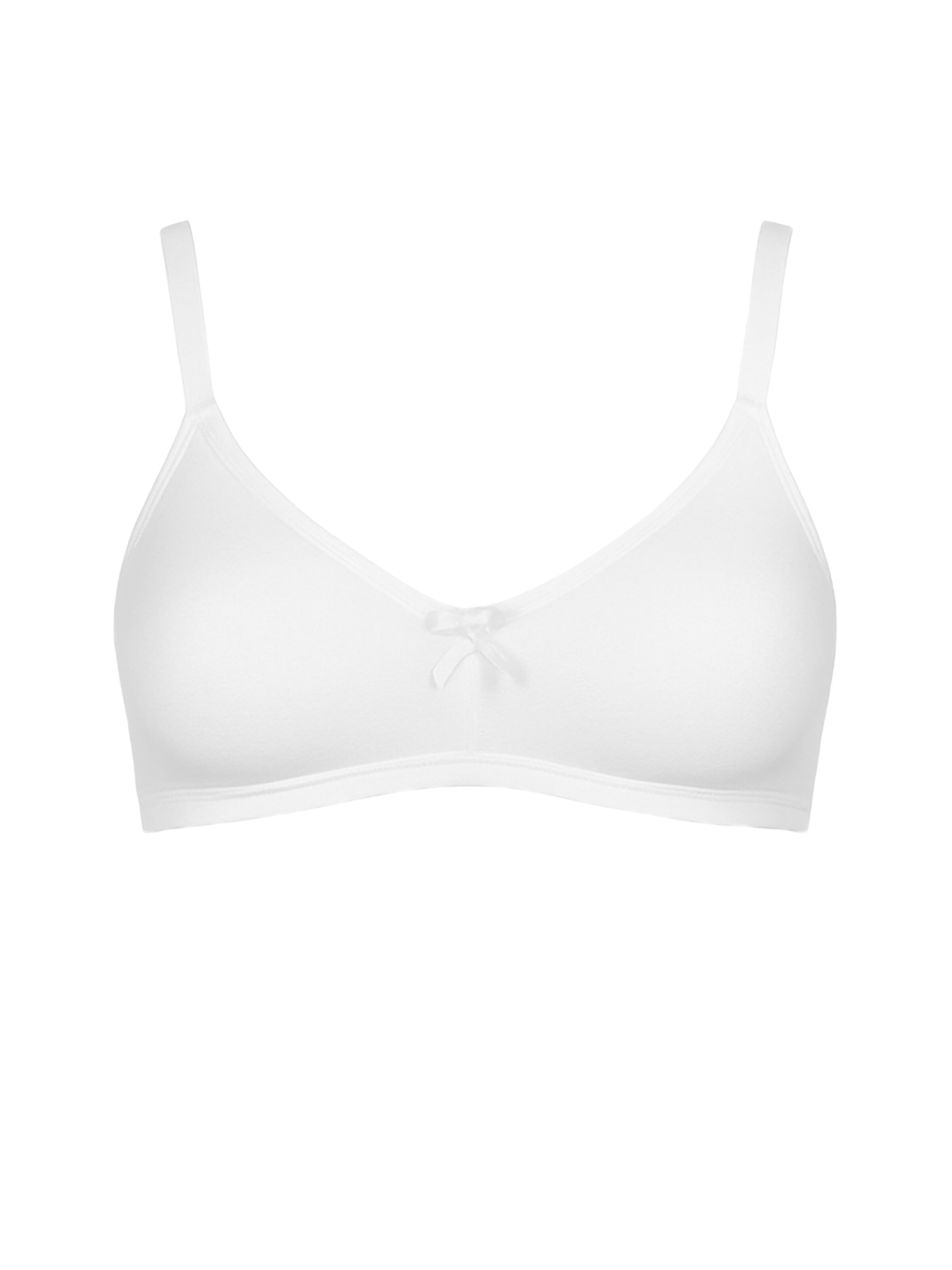 C&City T-shirt Bra in White: front