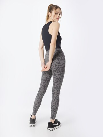Varley Skinny Workout Pants 'Let's move' in Grey