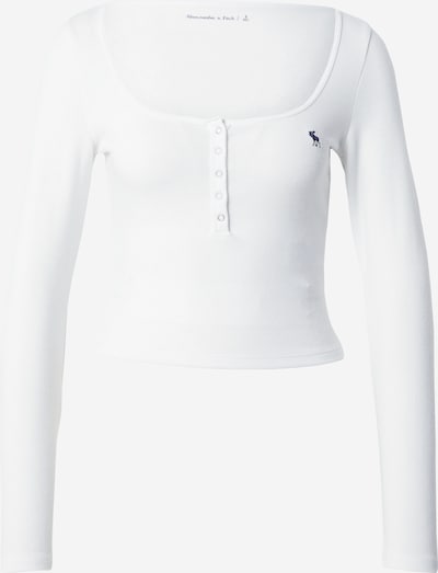 Tricou Abercrombie & Fitch pe bleumarin / alb, Vizualizare produs