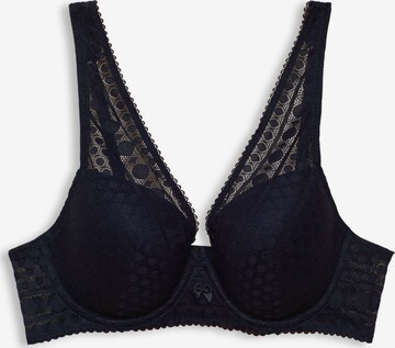 ESPRIT Triangle Bra in Blue: front