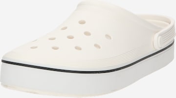 Crocs Σαμπό σε λευκό: μπροστά