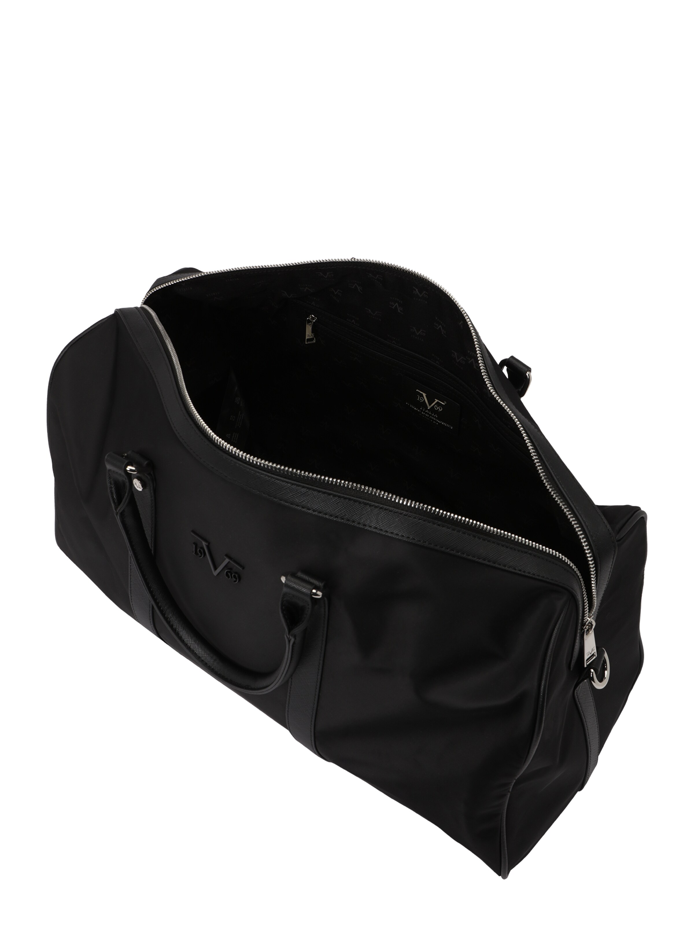 Sac week-end 'Barnario' 19V69 ITALIA en noir : au dessus