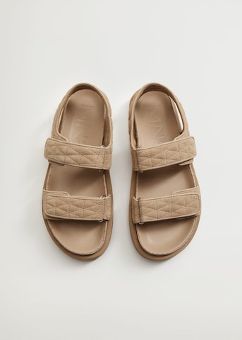 MANGO Sandal i brun