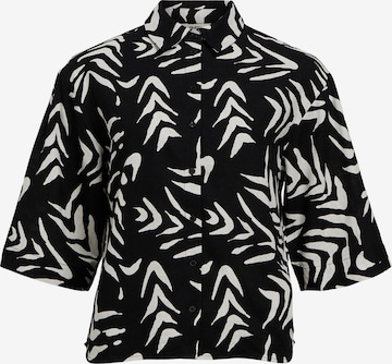 OBJECT Blouse 'MIRA' in Zwart: voorkant