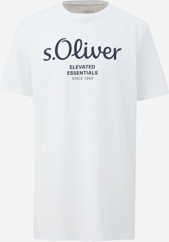 s.Oliver Red Label Big & Tall T-Shirt in Weiß: predná strana