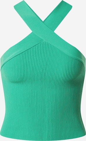 Cotton On - Top de punto en verde: frente