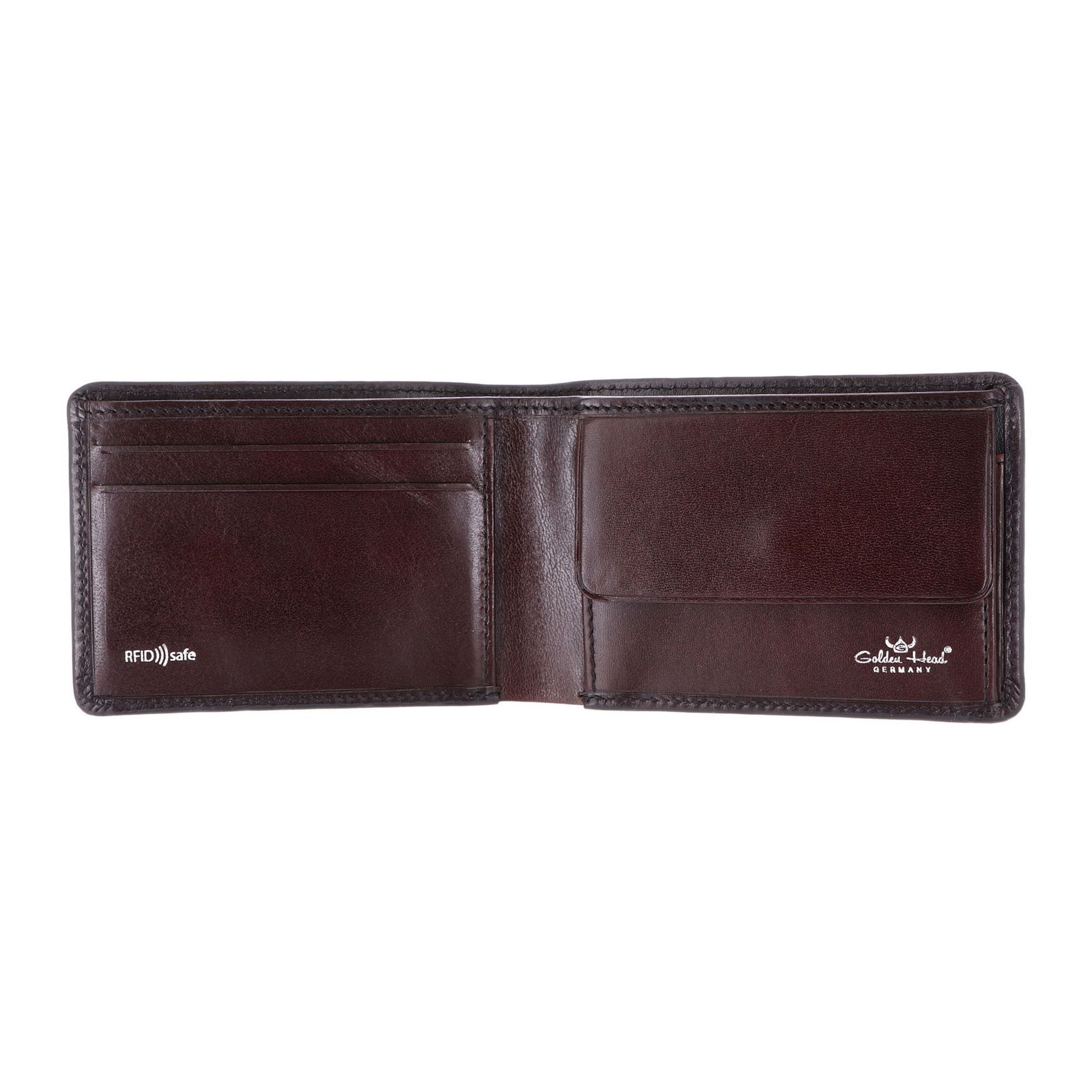 Porte-monnaies 'Colorado' GOLDEN HEAD en marron
