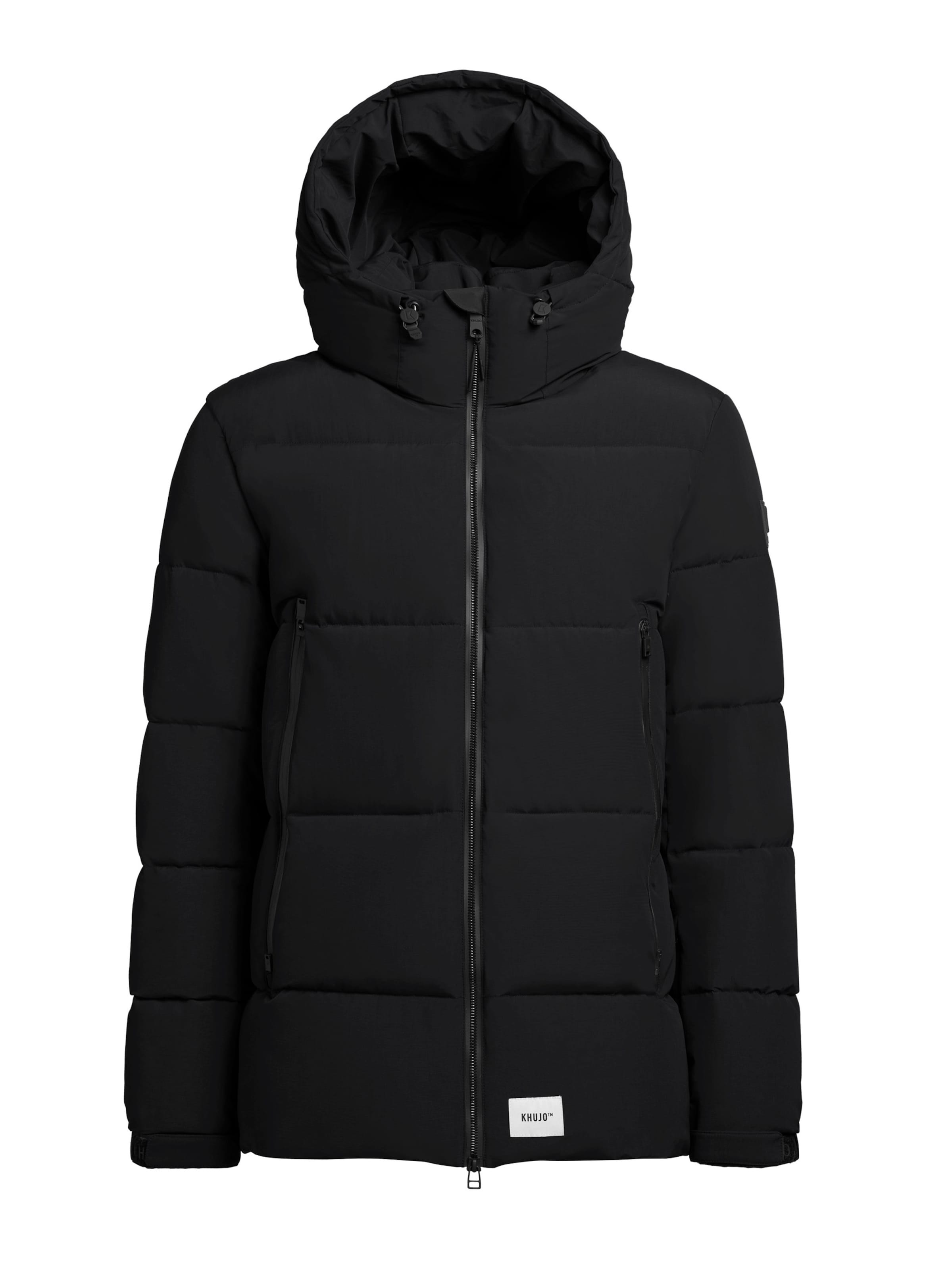 khujo Winter jacket ' ROAN ' in Black: front
