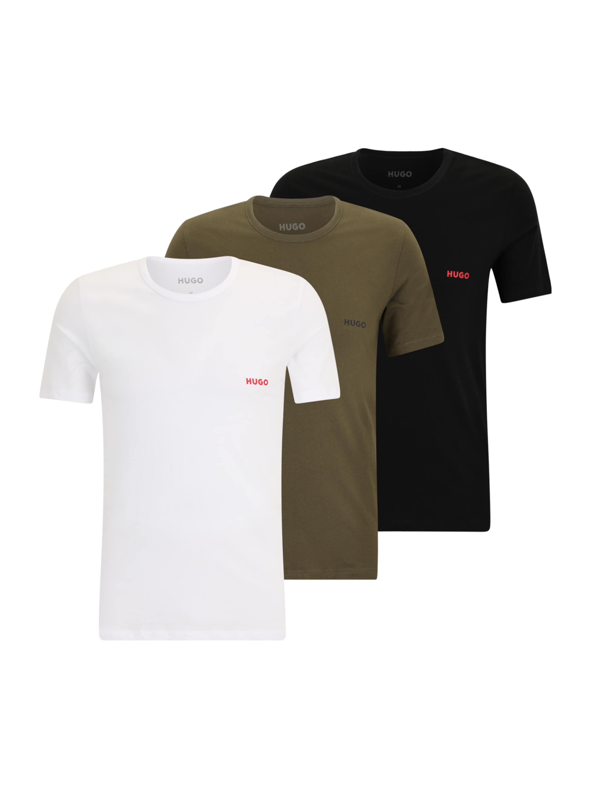 Maillot de corps HUGO en vert : devant