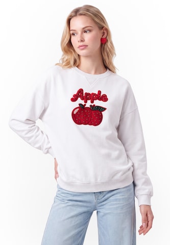 MYMO - Sweatshirt em branco: frente
