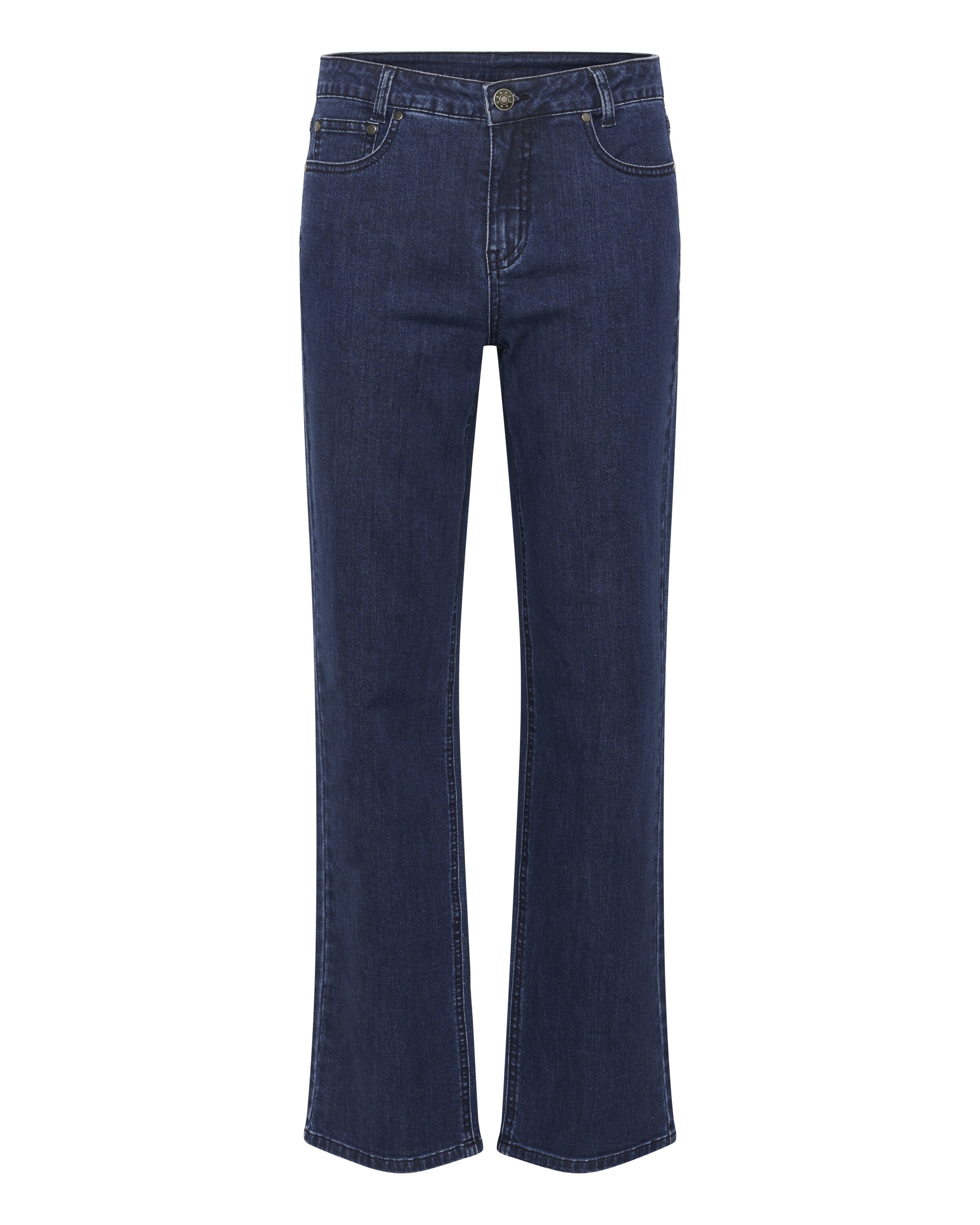 Effilé Jean CULTURE en bleu : devant