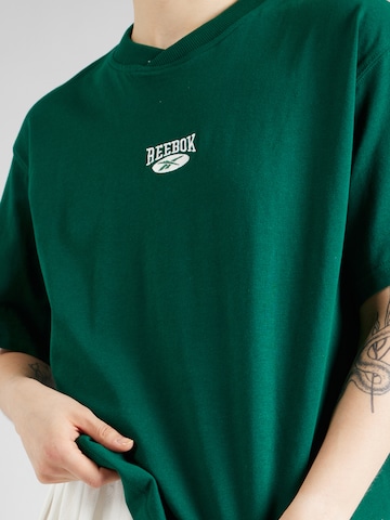 Reebok - Camiseta en verde