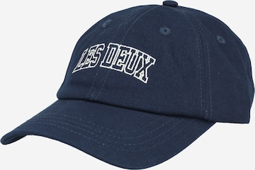 Casquette 'Blake' Les Deux en bleu : devant