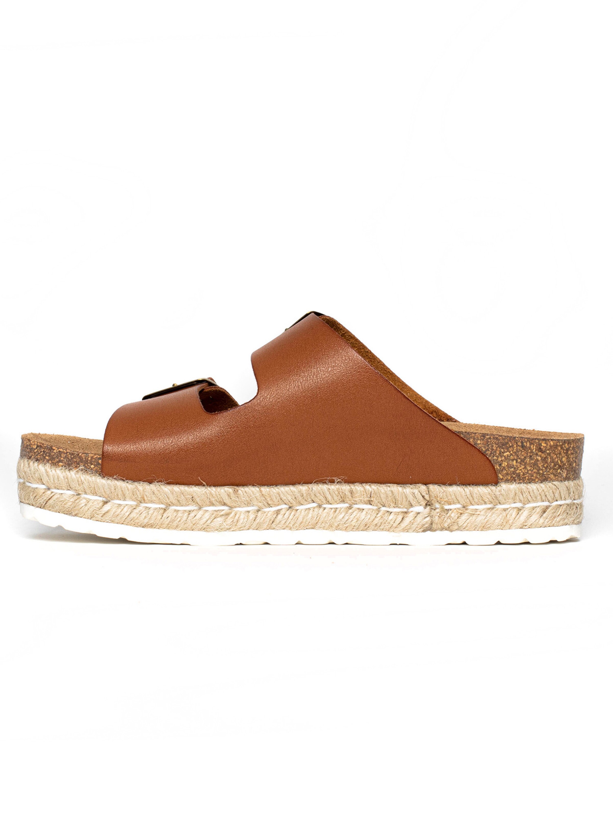 Bayton - Sapato aberto 'Alcee' em castanho