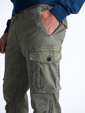 Petrol Industries Tapered Cargo Pants in Green