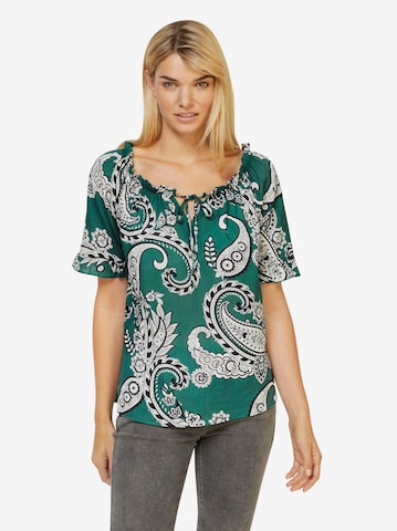 Linea Tesini by heine - Blusa em verde: frente